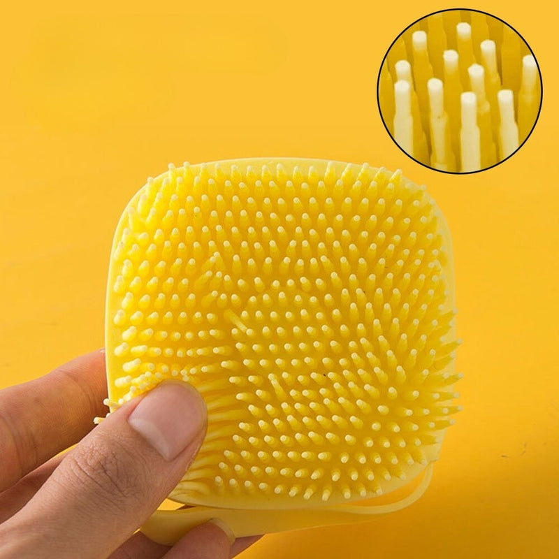 Escova de Banho Esponja de Silicone para Cachorro