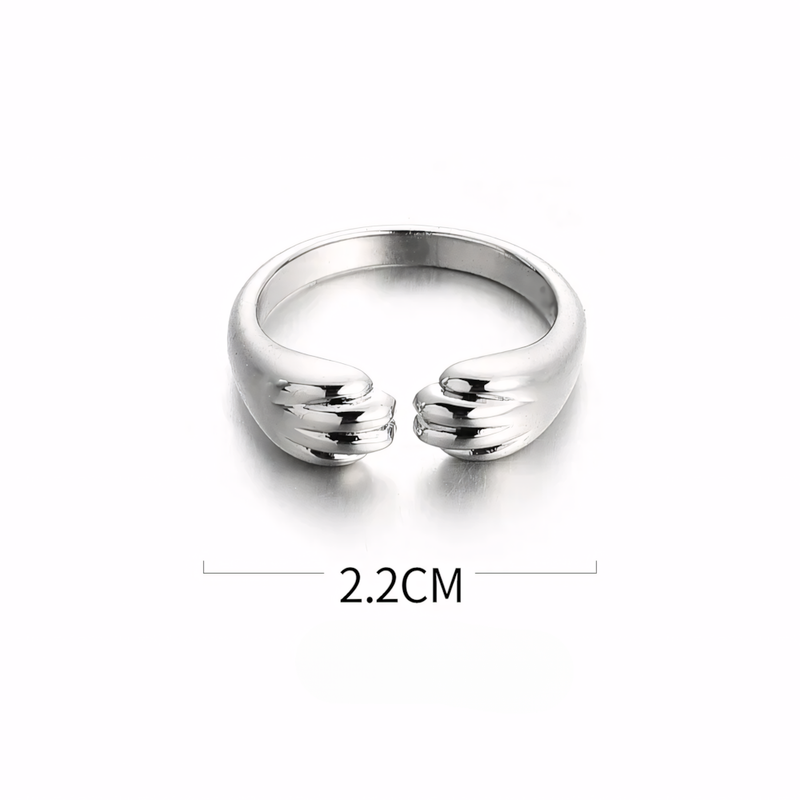 Eternizey™ - Anel Feminino Patas de Gato Eternizadas na Pele