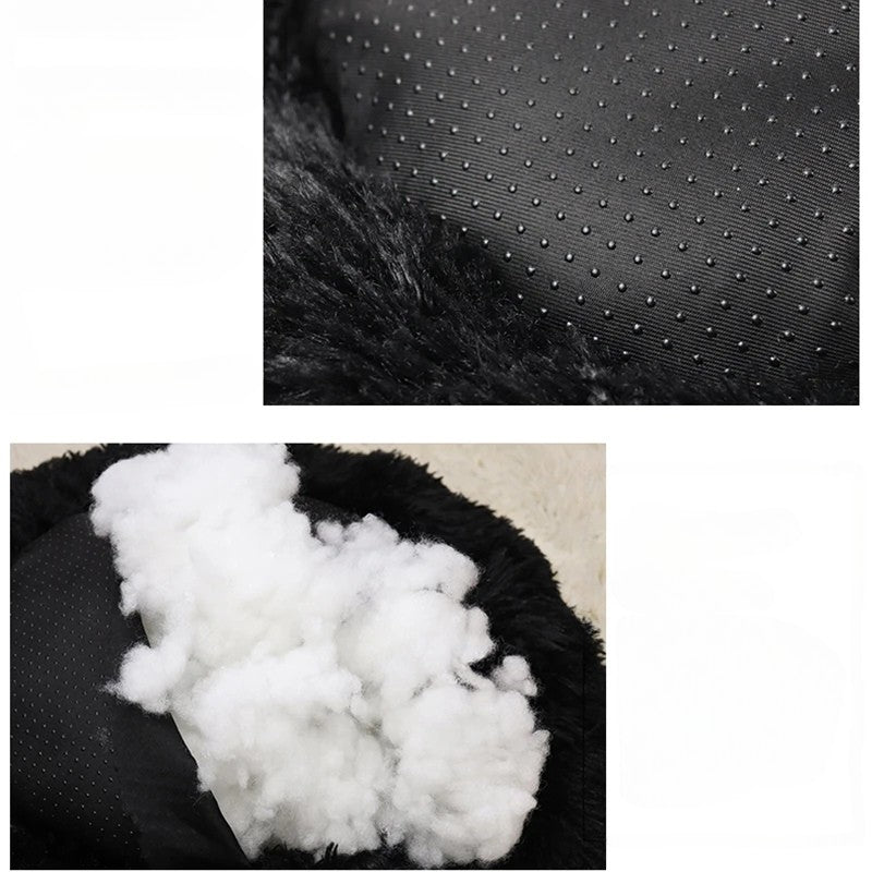 PuffConfort™ - Cama Aveludada Super Confortável para Pets