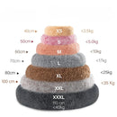 PuffConfort™ - Cama Aveludada Super Confortável para Pets