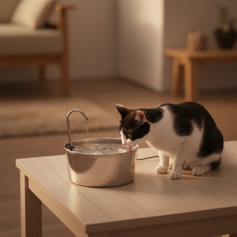 Essencial Pro™ - Fonte de Gato Bebedouro Automático 1,8L