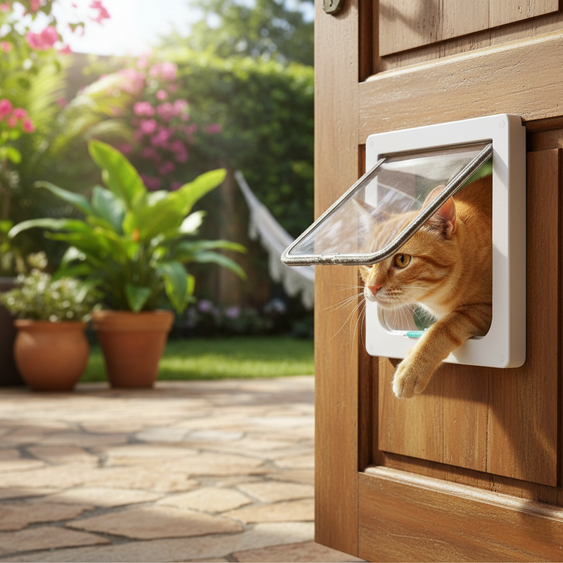 PortalReal™ - Porta de Gato para Passagem