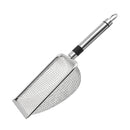 Pá de Areia Peneira Higiênica Coletora em Aço Inox para Gatos