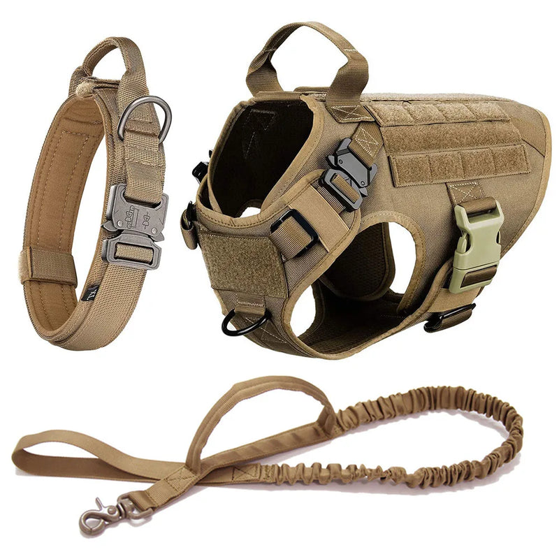 Kit Tático para Cachorro de Caça Colete Militar
