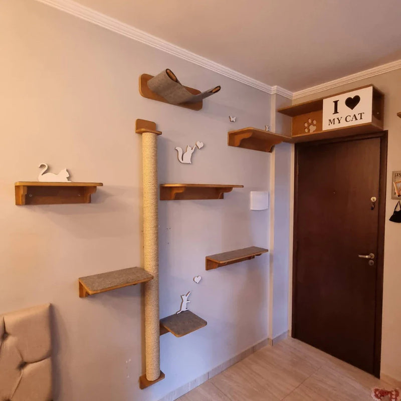 Caminha para Gatos Suspensa MDF Premium