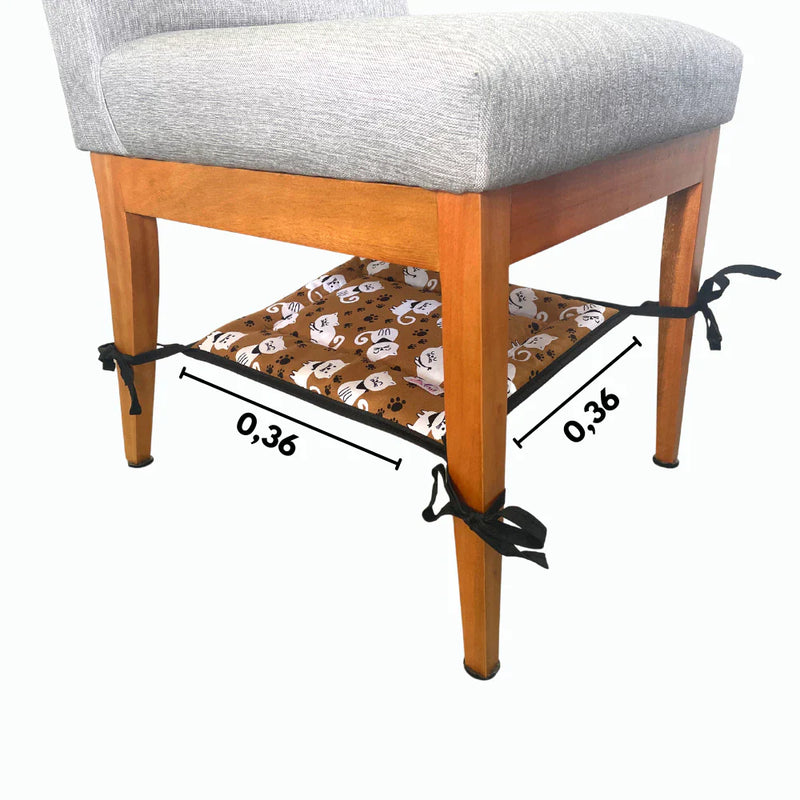 Rede de Cadeira Suspensa para Gato