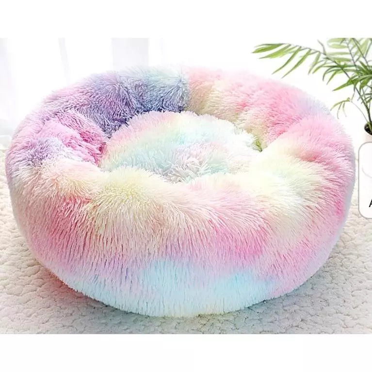 PuffConfort™ - Cama Aveludada Super Confortável para Pets