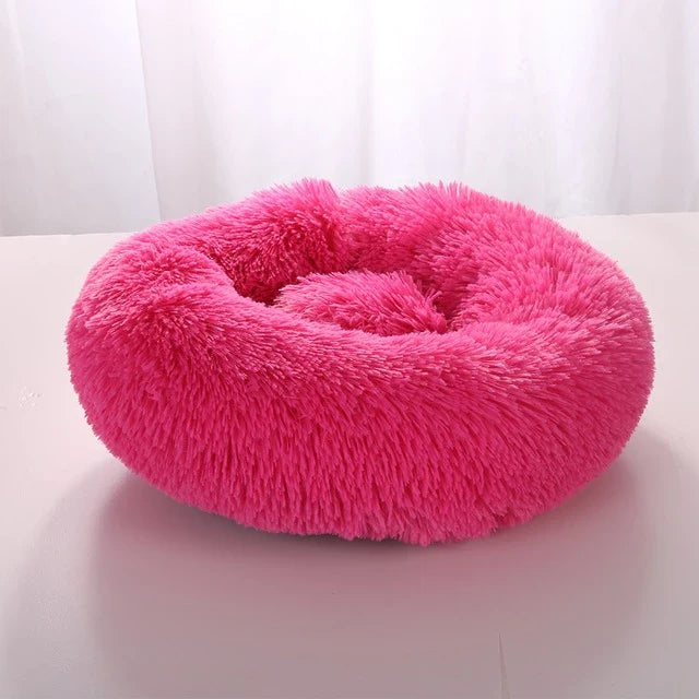 PuffConfort™ - Cama Aveludada Super Confortável para Pets