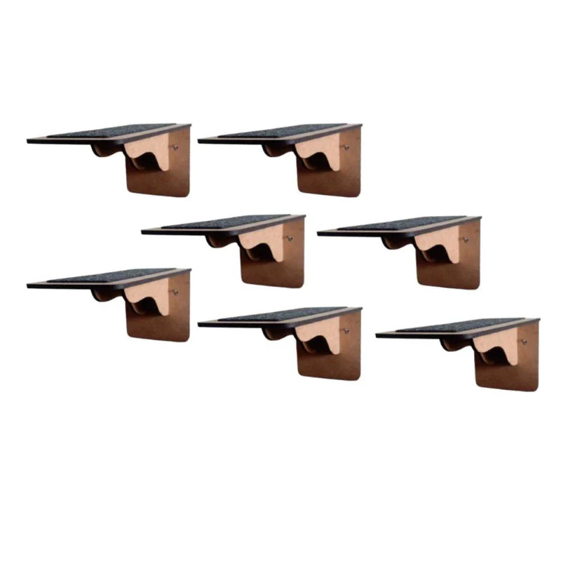 Playground para Gato KIT 7 Degraus Escada em MDF