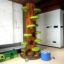 Árvore Natural para Gatos - Perfeita para seu felino explorar, brincar e descansar.