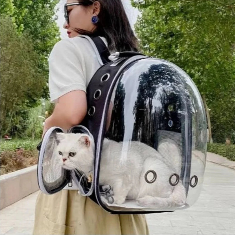 Bolsa Pet Mochila de Gato para Transporte Seguro